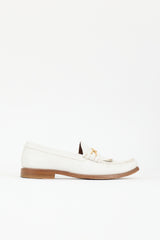 Celine Leather Luco Fringe Loafer