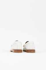 Celine Leather Luco Fringe Loafer