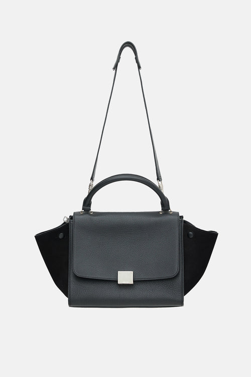 Celine Leather Medium Trapeze Bag