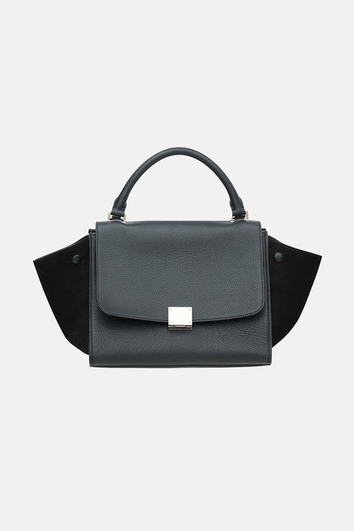 Celine Leather Medium Trapeze Bag