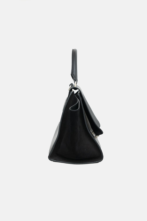 Celine Leather Medium Trapeze Bag