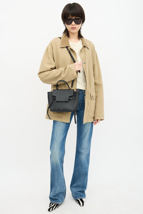 Celine Leather Nano Belt Bag