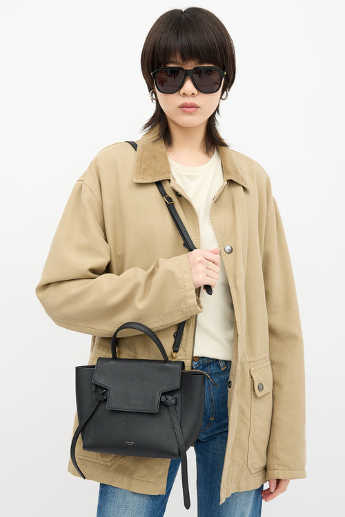 Celine Leather Nano Belt Bag