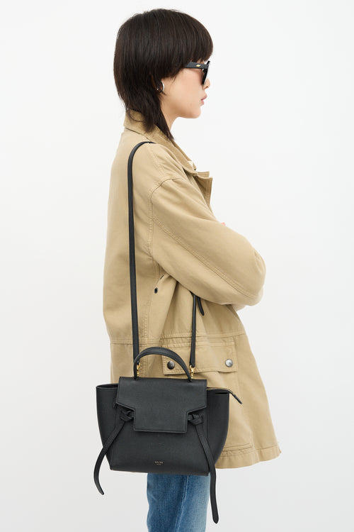 Celine Leather Nano Belt Bag