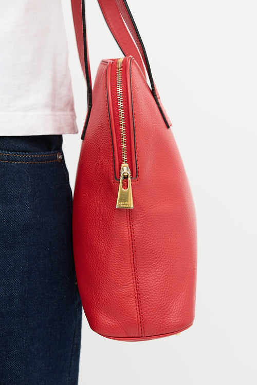 Celine Leather Shoulder Embellished Bag