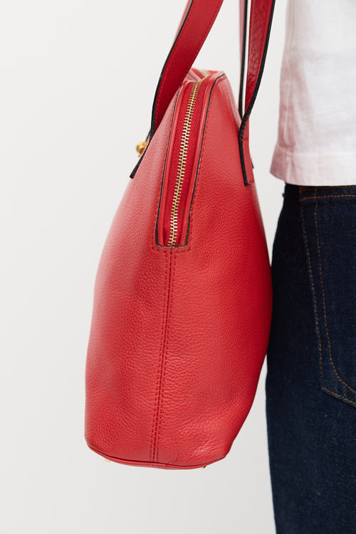 Celine Leather Shoulder Embellished Bag