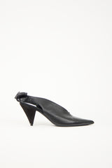 Celine Leather Slingback Heel