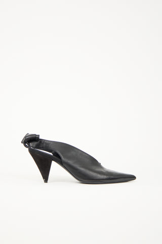 Celine Leather Slingback Heel