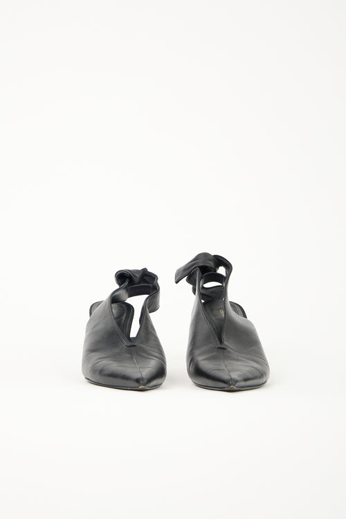 Celine Leather Slingback Heel