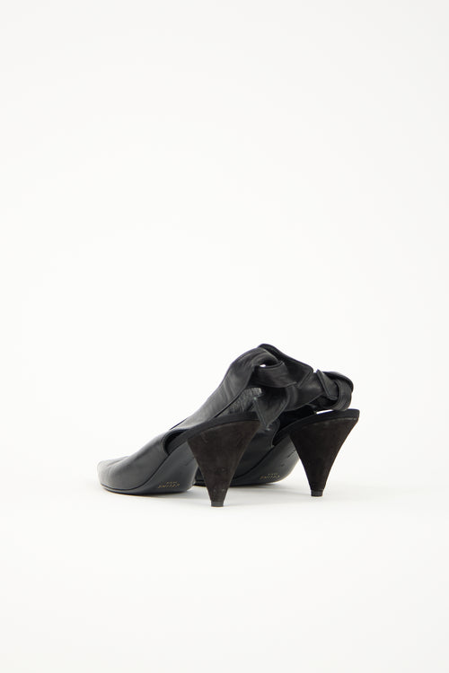 Celine Leather Slingback Heel