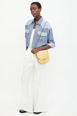 Celine Leather Small Trotteur Bag