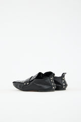 Celine Leather Studded Loafer