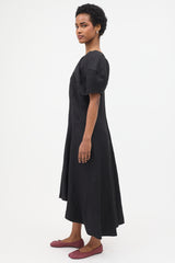 Celine Linen Scoop Back Dress