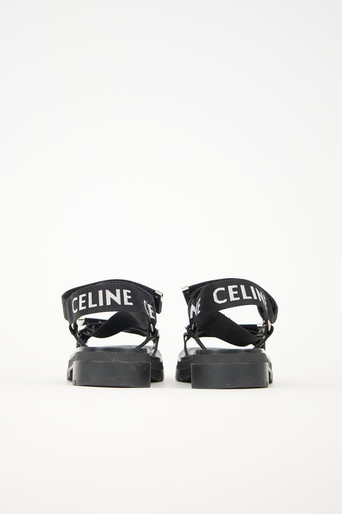 Celine Chunky Logo Sandal
