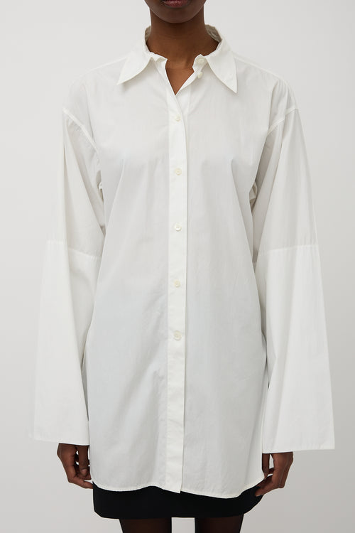 Celine Long Button Up Shirt