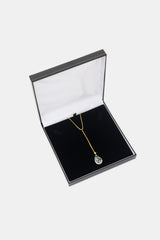 Celine Multi Stone Baroque Drop Neckline