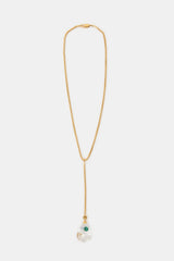 Celine Multi Stone Baroque Drop Neckline