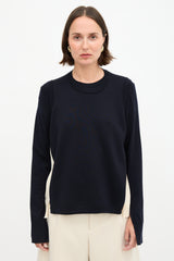 Celine Buttoned Panel Sweater