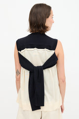 Celine Buttoned Panel Sweater