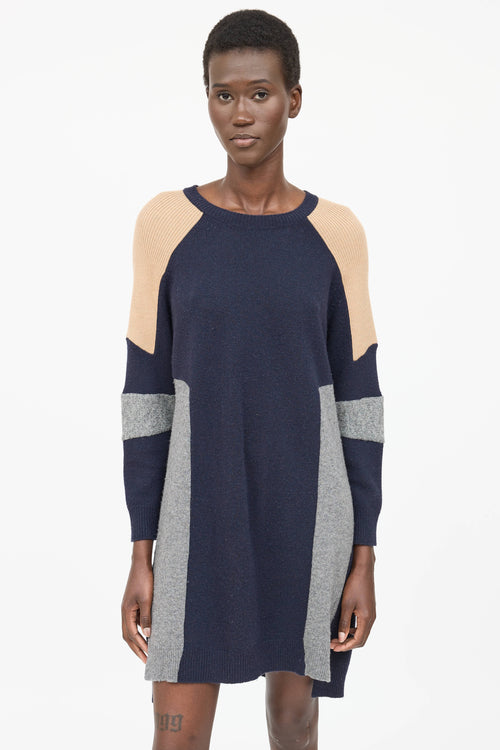 Celine Knit Color Block Dress
