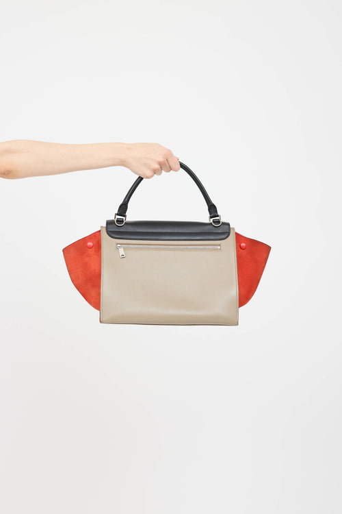 Celine Leather Trapeze Bag