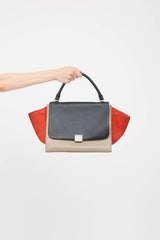 Celine Leather Trapeze Bag