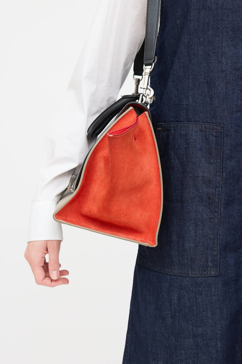 Celine Leather Trapeze Bag