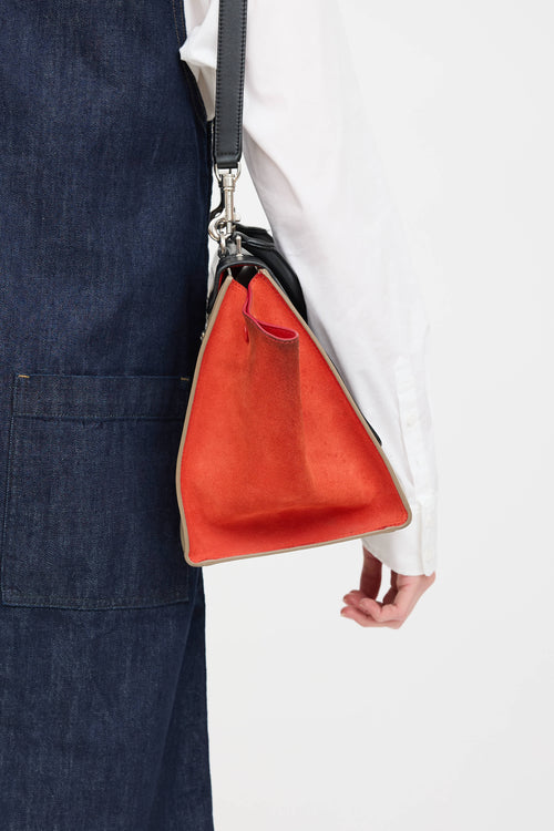 Celine Leather Trapeze Bag