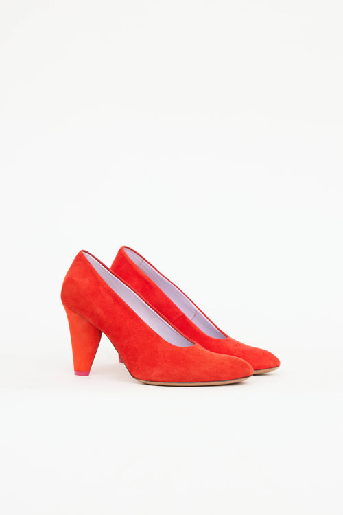 Celine Suede Pump
