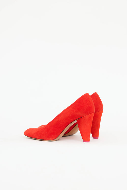 Celine Suede Pump