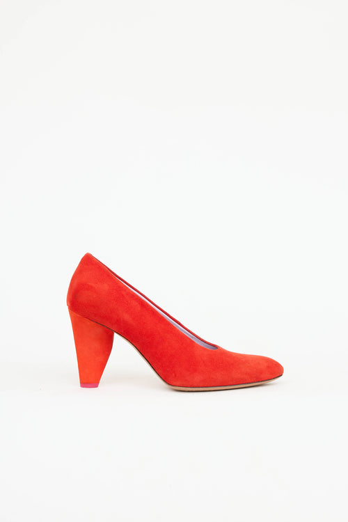 Celine Suede Pump