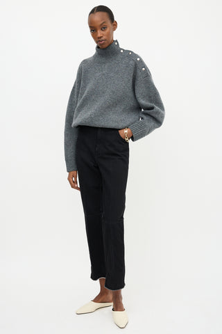 Celine Panelled Straight Leg Jeans