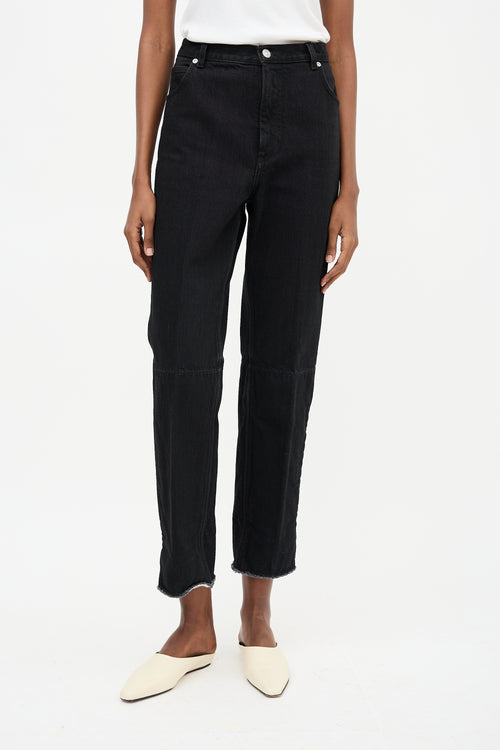 Celine Panelled Straight Leg Jeans