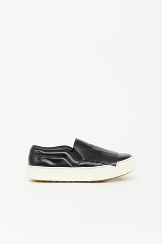 Celine Patent Fringe Slip On Sneaker