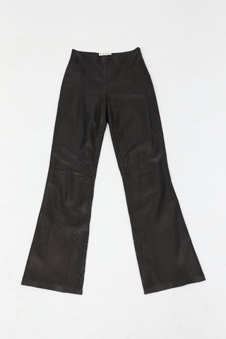 Celine Vintage Perforated Leather Pant