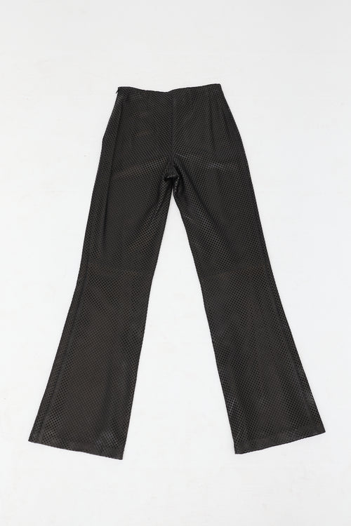 Celine Vintage Perforated Leather Pant