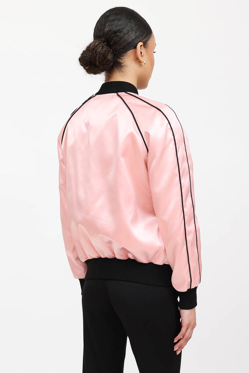 Celine Satin Teddy Bomber Jacket