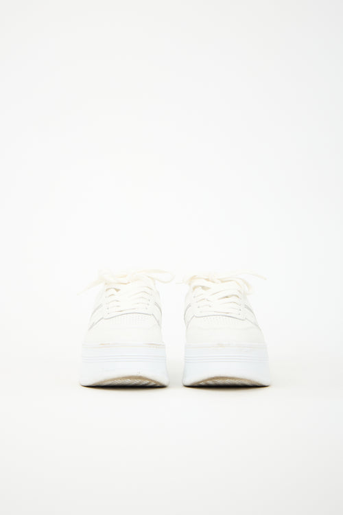 Celine Leather Block Sneaker