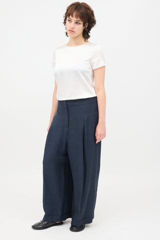 Celine Pleated Wide Leg Trouser