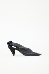 Celine Leather Slingback Heel