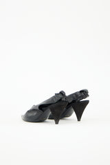 Celine Leather Slingback Heel