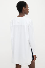 Celine Poplin Patch Pocket Top