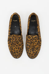 Celine Printed Suede Loafer