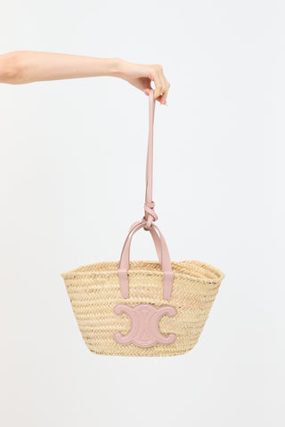 Celine Raffia Teen Classic Panier Bag
