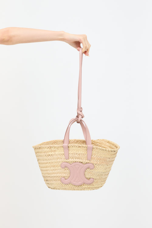 Celine Raffia Teen Classic Panier Bag