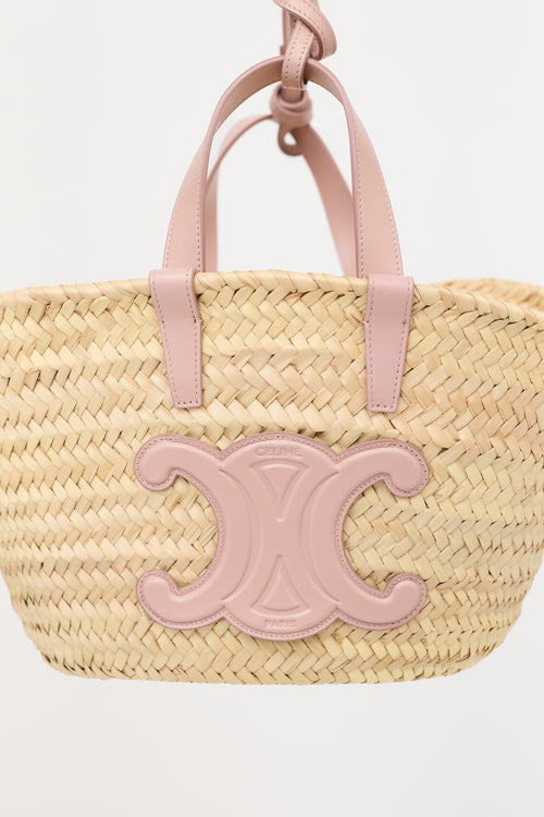 Celine Raffia Teen Classic Panier Bag