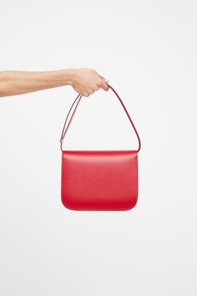 Red Smooth Box Celine // Leather Medium Smooth Box Bag – VSP Consignment
