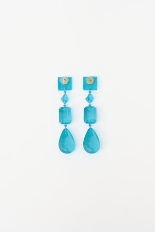 Celine Resin Drop Earrings