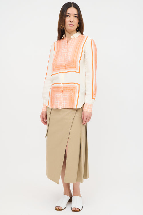 Celine Resort 2013 Silk Printed Shirt