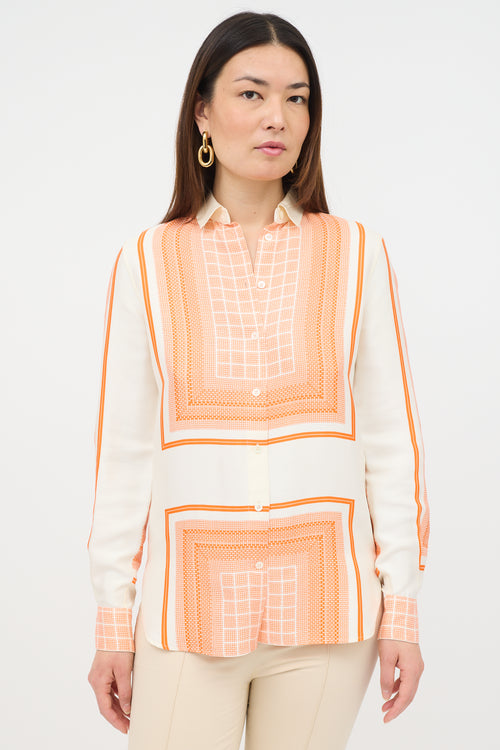 Celine Resort 2013 Silk Printed Shirt